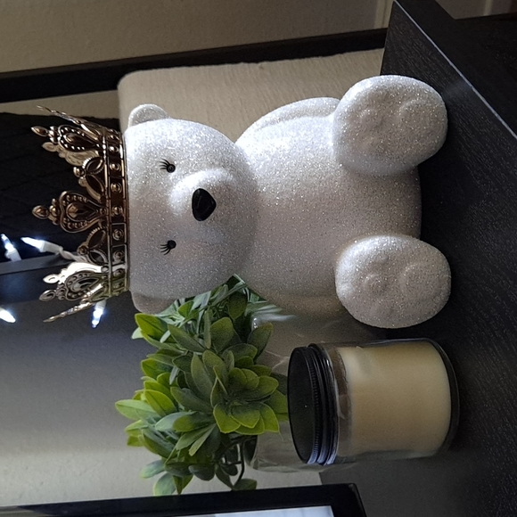 Bath & Body Works Holiday Princess Polar Bear Candle Holder Poshmark